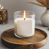 ミニマルろうそくラベル スクエアシール