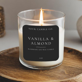 ミニマルろうそくラベル スクエアシール