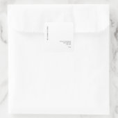 ミニマルろうそくラベル スクエアシール (バッグ)