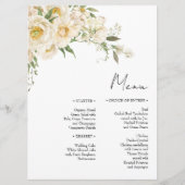 ミニマルアイボリーブリス結婚ズ メニュー (正面)