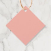 ミニマルアゲハチョウコーラルブ結婚ルー感謝していズユー フェイバータグ (裏面)