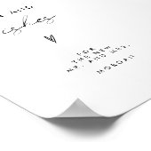 ミニマルアドバイスとウィズ結婚ズのテーブル記号 ポスター (角)