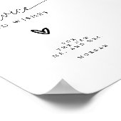 ミニマルアドバイスとウィズ結婚ズのテーブル記号 ポスター (角)