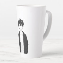 ミニマルアニメボーイラテマグ カフェラテマグ
