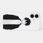 ミニマルアニメ少年スマホケース iPhone 16ケース (裏面横)