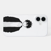 ミニマルアニメ少年iPhone/iPadケース iPhone 16ケース (裏面横)