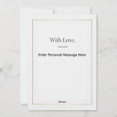 ミニマルアーチ「Merry」ホリデー フラットカード 表面 シーズンカード (裏面)