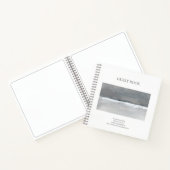 ミニマルアートショー展ゲストブック ノートブック (内部)