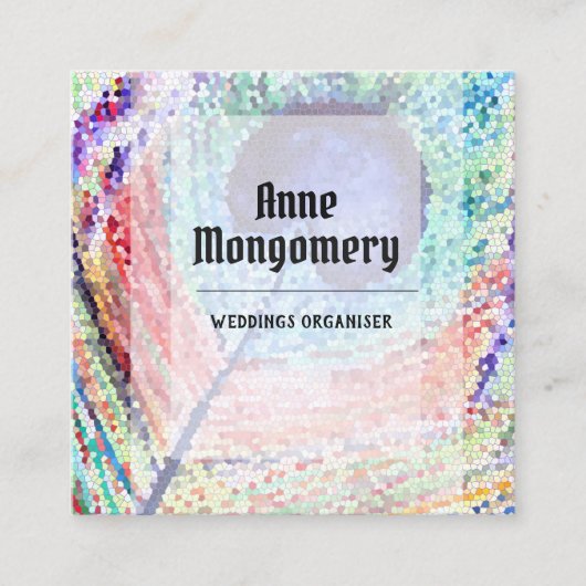 ミニマルアートスクエア スクエア名刺 (正面)