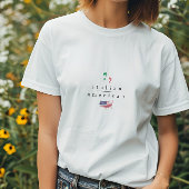 ミニマルイタリアンアメリカ | ボホ伝統シャツ Tシャツ