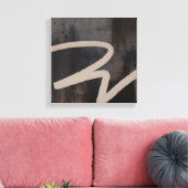 ミニマルイタリアンモダン抽象芸術 キャンバスプリント (インサイチュ (リビング))