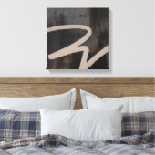 ミニマルイタリアンモダン抽象芸術 キャンバスプリント (インサイチュ (寝室))