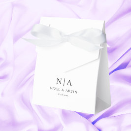 ミニマルイニシャルクリーン白クエレガントラス フェイバーボックス