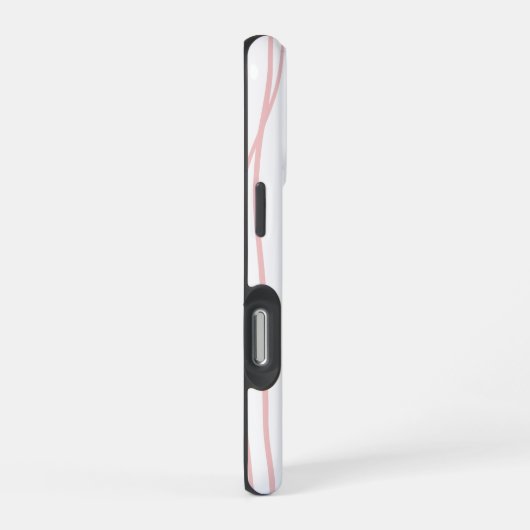 ミニマルイニシャル電話ケース | モノグラカスタムム iPhoneケース (右側面)