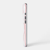 ミニマルイニシャル電話ケース | モノグラカスタムム iPhoneケース (左側面)