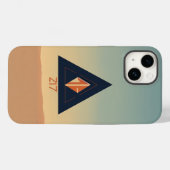 ミニマルインディロックバンドロゴiPhoneケース Case-Mate iPhoneケース (裏面 (横))