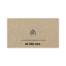 ミニマルエコクラフトビジネスカード