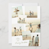 ミニマルエレガントなクリスマス マルチ8 フォトアルバム シーズンカード (正面)