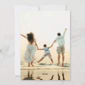 ミニマルエレガントなクリスマス マルチ8 フォトアルバム シーズンカード (裏面)