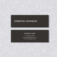 ミニマルエレガントアイボリー白黒コンサルタント