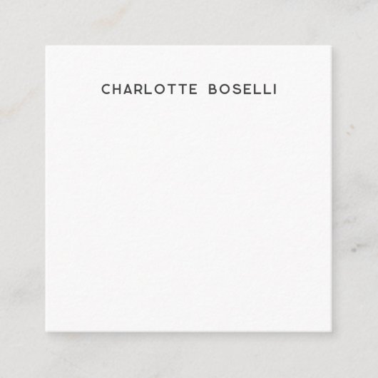 ミニマルエレガントクラシカルプロフェッショナルシンプル エンクロージャーカード (正面)