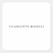 ミニマルエレガントクラシカルプロフェッショナルシンプル スクエアシール (正面)