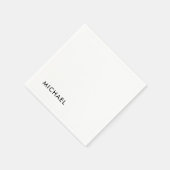 ミニマルエレガントクラシカルプロフェッショナルシンプル スタンダードカクテルナプキン (角)