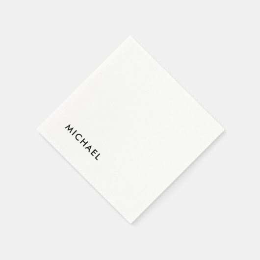 ミニマルエレガントクラシカルプロフェッショナルシンプル スタンダードカクテルナプキン (角)