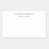 ミニマルエレガントクラシカルプロフェッショナルシンプル ポストイット (正面)