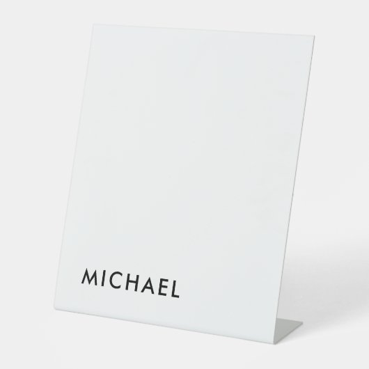 ミニマルエレガントクラシカルプロフェッショナルシンプル 台座サイン (正面)