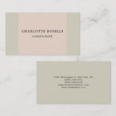 ミニマルエレガントクラシカルプロフェッショナルシンプル 名刺 (正面/裏面)