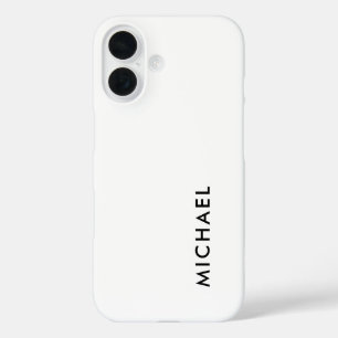 ミニマルエレガントクラシカルプロフェッショナルシンプル iPhone 16ケース