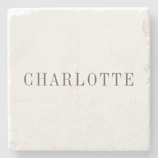 ミニマルエレガントクラシカルプロフェッショナル名 ストーンコースター (正面)