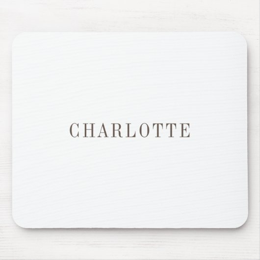 ミニマルエレガントクラシカルプロフェッショナル名 マウスパッド (正面)