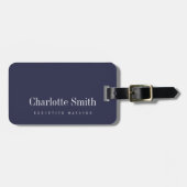 ミニマルエレガントクラシカルプロフェッショナル ラゲッジタグ (正面横)