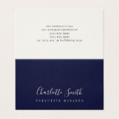 ミニマルエレガントクラシカルプロフェッショナル 名刺 (外部フラット)