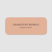 ミニマルエレガントクラシカルプロフェッショナル 名札 (正面)