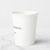 ミニマルエレガントクラシカルプロフェッショナル 紙コップ (左)