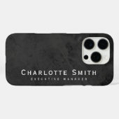 ミニマルエレガントクラシカルプロフェッショナル Case-Mate iPhoneケース (裏面 (横))