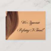 ミニマルエレガントサロン紹介カード 紹介カード (正面)