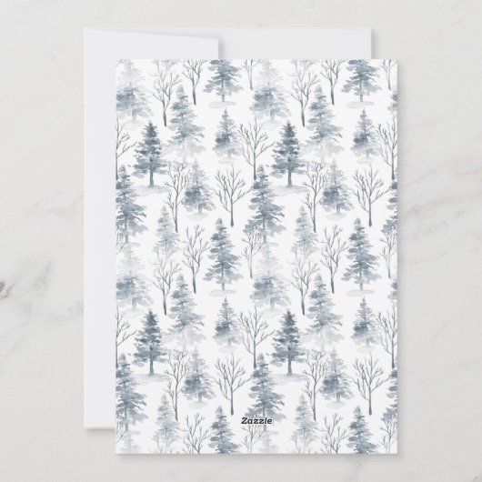 ミニマルエレガントシカ・クリスマスツリー シーズンカード (裏面)