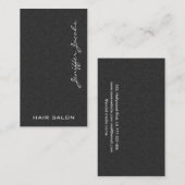 ミニマルエレガントシックコンテンポラリー贅沢 名刺 (正面/裏面)