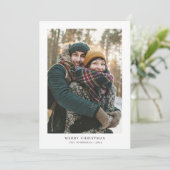 ミニマルエレガントスのシンプルタータンチェック写真 シーズンカード (スタンド正面)