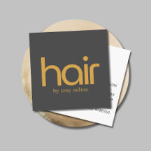 ミニマルエレガントスはっきりしたゴールデンダークグレーサロン