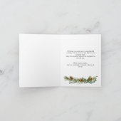 ミニマルエレガントスクリスマスパイン シーズンカード (内部)