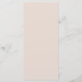 ミニマルエレガントスクリプト ダスティピンク ウェディング メニュー (裏面)