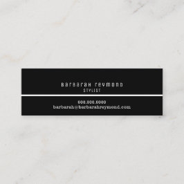 ミニマルエレガントスタイルの導入連絡法 スキニー名刺