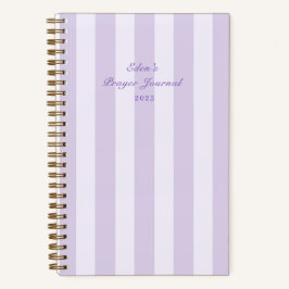 ミニマルエレガントストライプの祈りの言葉 ノートブック