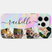 ミニマルエレガントスパーソナライズされたフォトコラージュ Case-Mate iPhoneケース (裏面 (横))