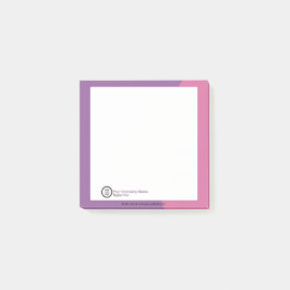 ミニマルエレガントスパーソナライズされた・ビジネス・ロゴ文字 ポストイット